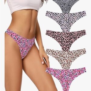 Leopard Print Thong Set